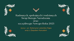 Życzenia świąteczne